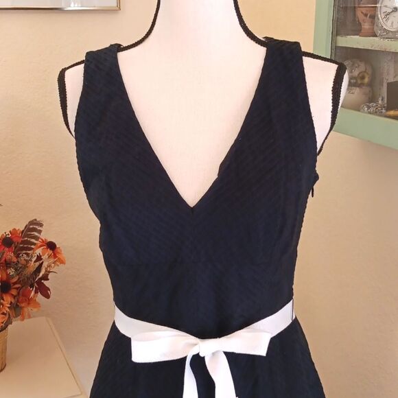 Banana Republic Textured Fit and Flare Dress - Picture 3 of 12